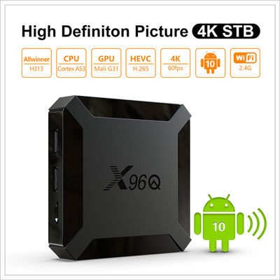 X96Q Smart Allwinner OTT Android TV Box H313 Quad Core 2 ГБ 16 ГБ Голосовое управление