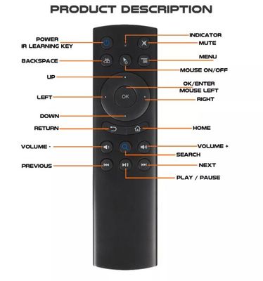 Многофункциональный ИК обучающий Bluetooth голосовой пульт дистанционного управления DC 2.2v-3.6v