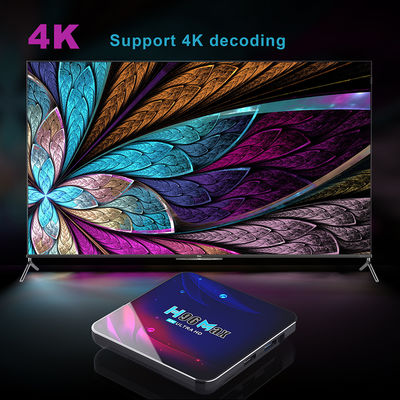 Двойной Wi-Fi BT H96 Max Ultra Hd TV Box Rk3318 Android Smart Multimedia Player