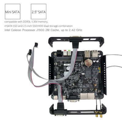Dual Lan RS232 Настольная промышленная рабочая станция ПК Компьютер J1900 Quad Core