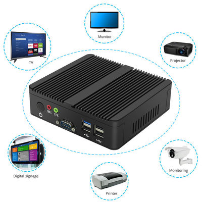 Промышленная прочная мини-ПК Компьютерная рабочая станция J1800 Dual Core