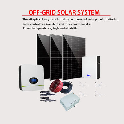 10kw Hybrid On Grid Home Potovoltaic Солнечная инверторная система Литий-ионная батарея