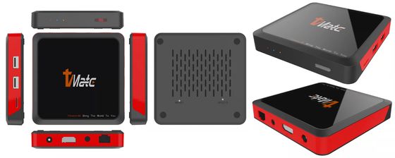 Коробка телевизора андроида ядра 4K Amlogic квадрацикла 8GB 16GB умная гибридная OTT верхняя