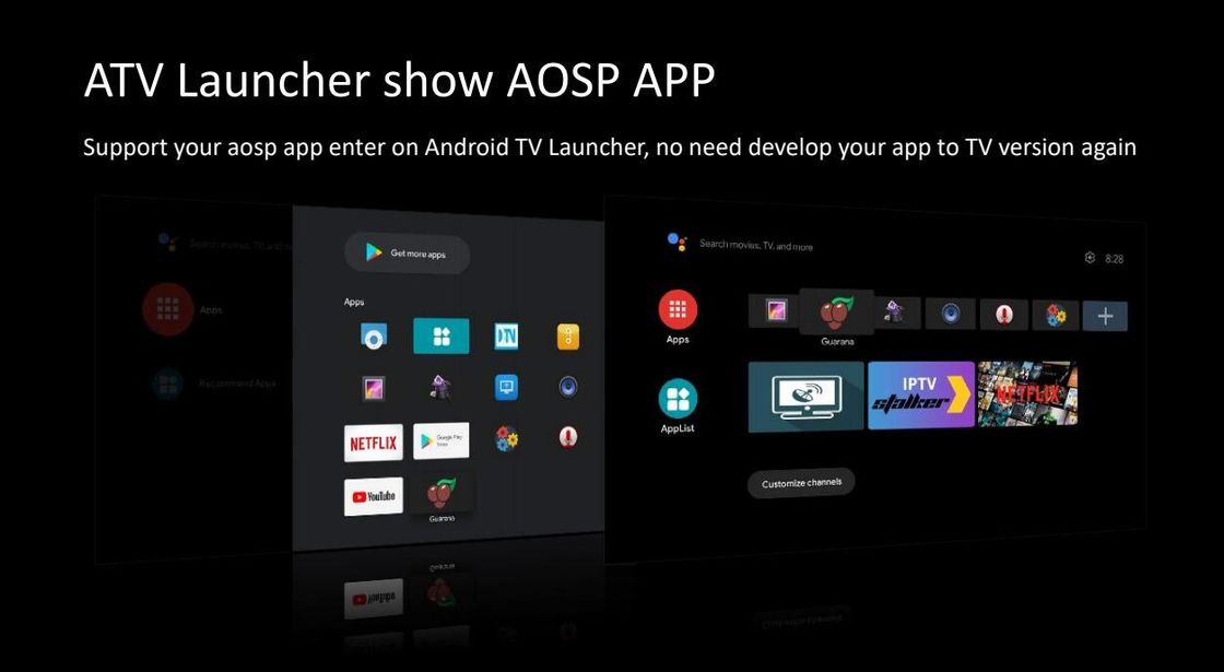 Умное ядр Allwinner H313 Android10.0 ATV квадрацикла коробки ТВ 4k OTT Google